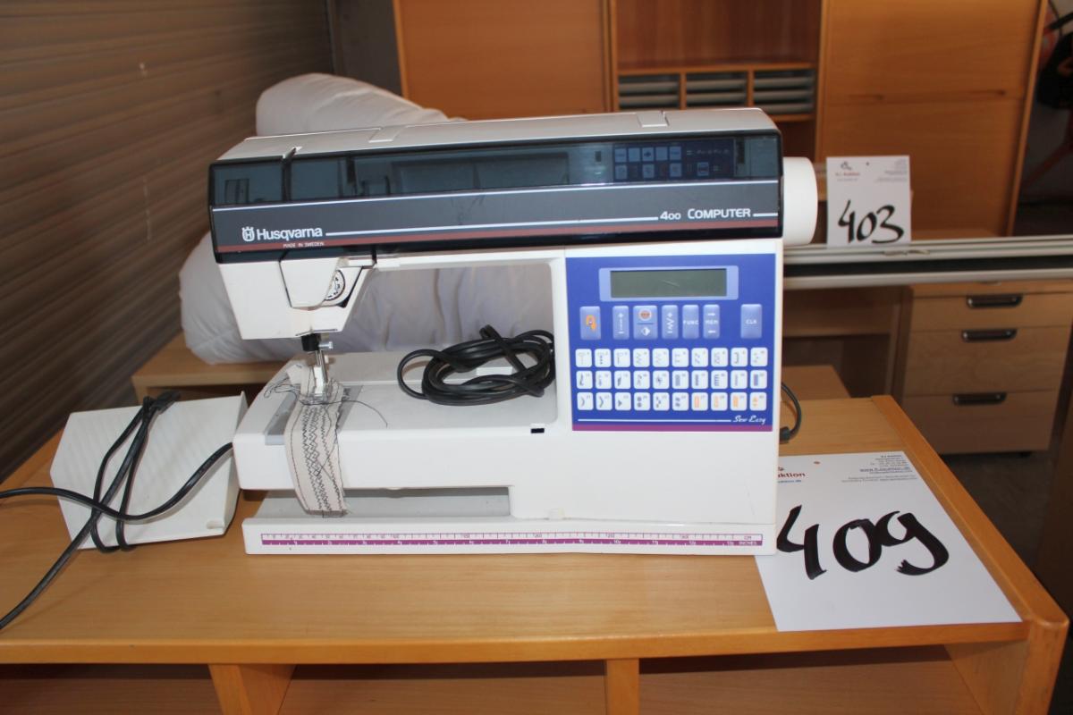 Sewing Machine, Husqvarna 400 Computer KJ Auktion Machine auctions