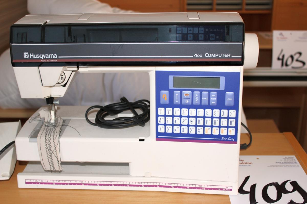 Sewing Machine, Husqvarna 400 Computer KJ Auktion Machine auctions