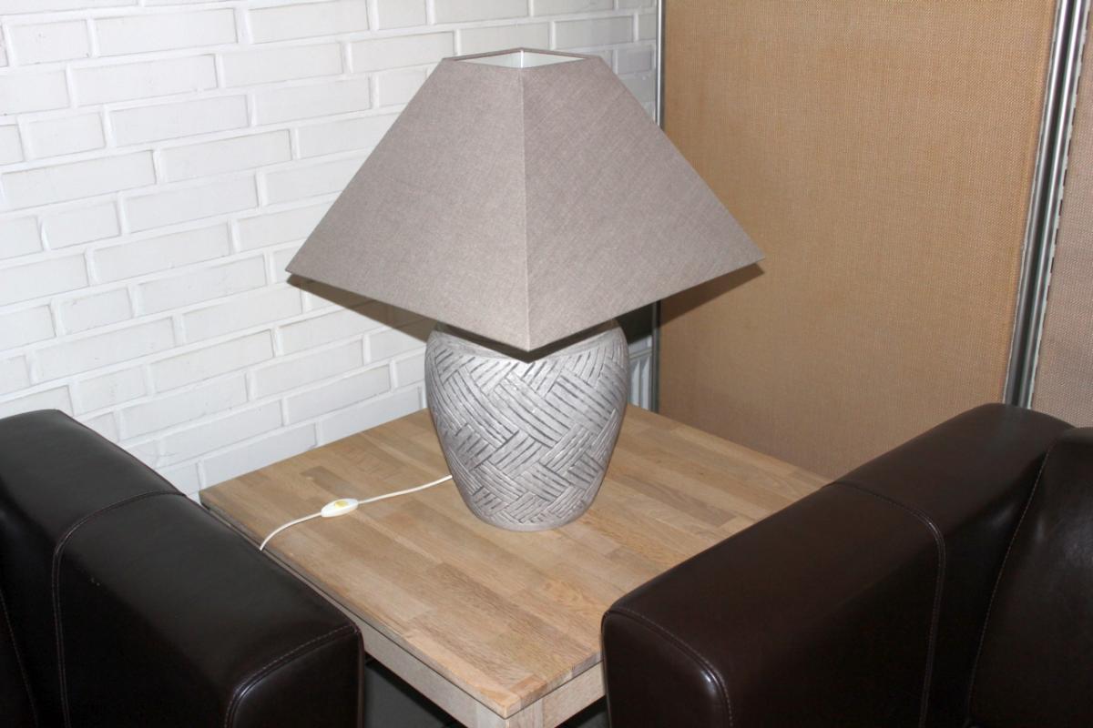 2 personers sofa lænestol 2 stk sideborde sofabord lampe ... Lampe til sofabord
